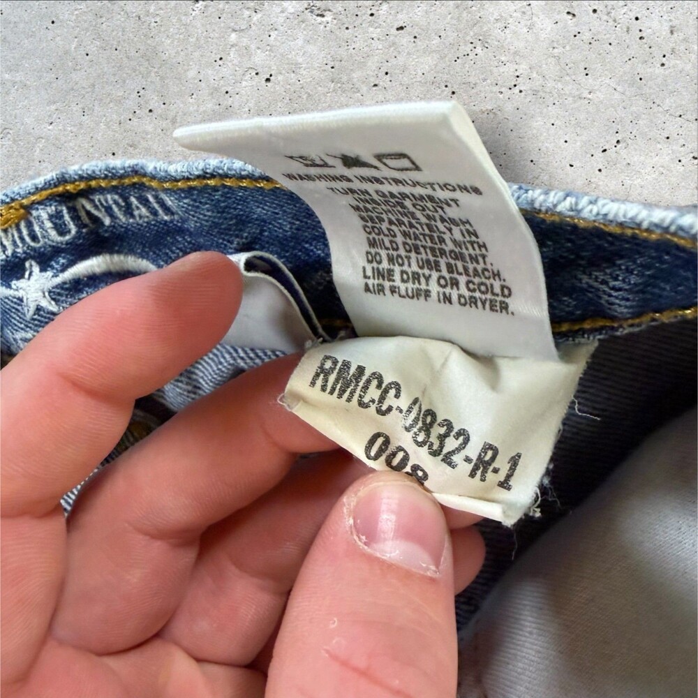 Vintage Rocky Mountain Rockies Jeans Womens Size 7R High Waisted Slim Blue - Picture 8 of 8